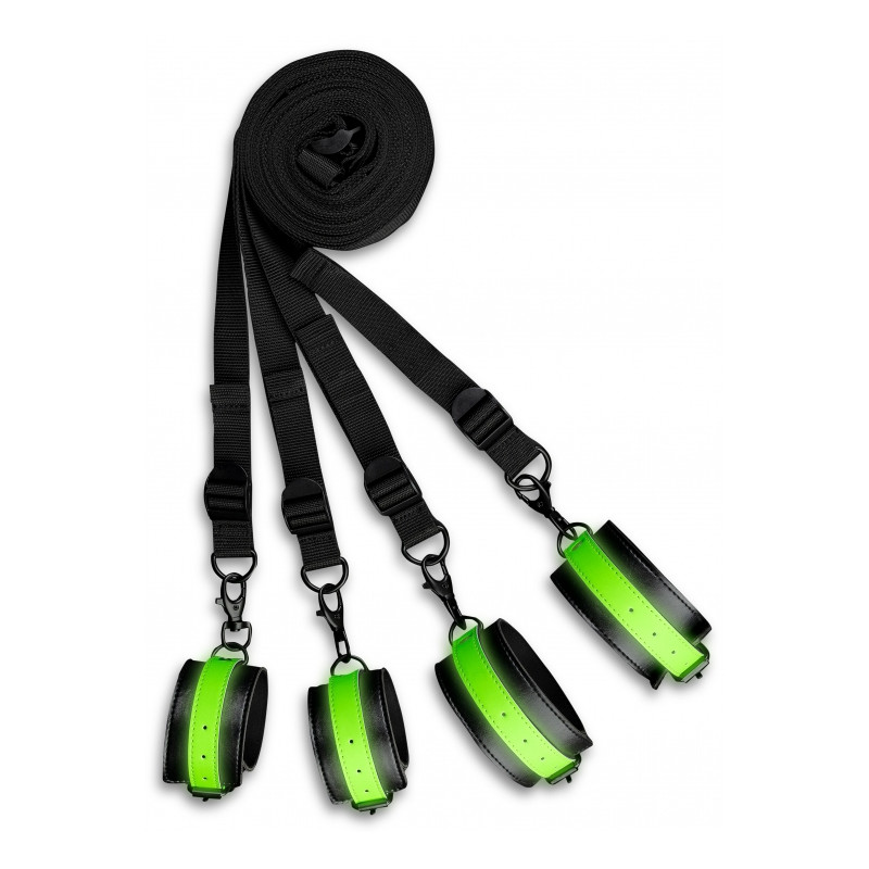 Ouch! Glow Kit de restriction pour Lit phosphorescents Bed Bindings